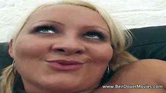 Dirty blonde deepthroat and assfuck