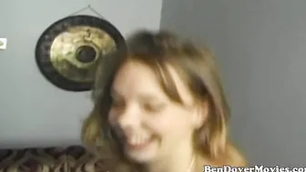Two cocks for British teen