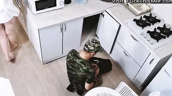 Watching my wife fucking the plumber. This is cool 12