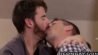 JD takes Brendans cock into his mouth and starts riding him