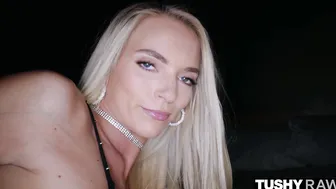 TUSHYRAW Anal-crazy hottie on the prowl for a hard cock