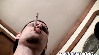 Nolan and York Reid smoking and jerking their big dicks