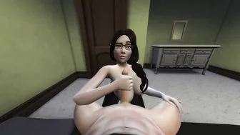 Sims 4 POV Titjob Handjob Blowjob