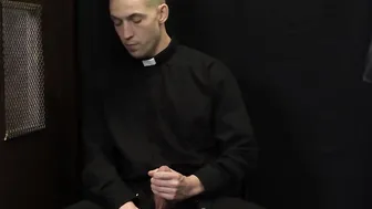 Religious porn video – Horny religious twink deepthroats priest before raw fucking