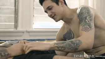 Fit influencers Jayden Marcos and Ian Holms livestream bareback pounding session