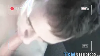 Sexy twinks Jake Richards and Dan throwing an orgy in a car