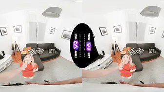 Blonde performs a deep blowjob