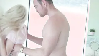 tiny loud teen seduces a hot daddy dick